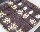 Foto langkah ke 7 dari resep Fudgy Brownies Panggang Selai Coklat (Tanpa DCC).