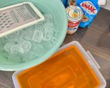 Foto langkah ke 1 dari resep Mango Jelly Milk.