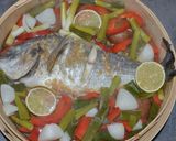 Une image de l'étape 5 de Dorade royale aux saveurs asiatiques Cuisson vapeur Inspiration chinoise.