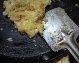 A picture of step 2 of Tri color shrimp shape pitha.