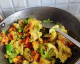 गोभी मटर की मिक्स वेज (gobi matar ki mix veg recipe in Hindi) रेसिपी चरण 5 फोटो