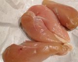 Une image de l'étape 1 de Blanc de poulet sauce miel et balsamique.