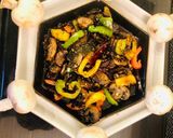 A picture of step 3 of Mushroom Pepper Stir Fry.