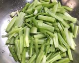 A picture of step 1 of Stems Sabji.