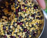 A picture of step 1 of Mixed daal.