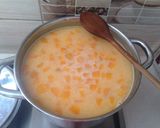 Sárgabarackkrémleves vanília pudinggal 🍑 recept fázis 3 fotója