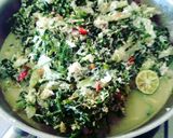 Foto langkah ke 3 dari resep 101. Sayur Urap Daun Paku & Timun.