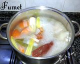 Foto del paso 4 de la receta Elaboración de un caldo de pescado o fumet