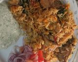 A picture of step 11 of Chicken yakhni pulao 🍚.