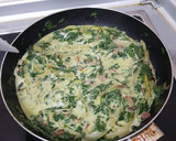 Foto del paso 4 de la receta: Salsa blanca de espinaca, tocineta y cebolla
