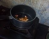 A picture of step 7 of Lauki chilka pakora with masala muri.