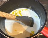 A picture of step 4 of Cod Mornay - this is an amazing Luxary Dish for a WOW.
