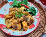 Hình bước làm 3 của món Gà rang nghệ