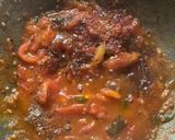A picture of step 8 of Pesarattu with tangy, spicy Thokku.