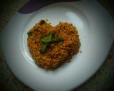 A picture of step 2 of Oriental Rice.