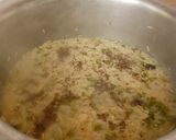 A picture of step 2 of Matar pulao.