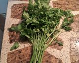 Foto del paso 1 de la receta: Faina verde de perejil y ajo