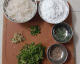 A picture of step 1 of Radish (Mooli)vada.