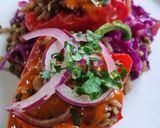 Foto del paso 6 de la receta: Pimientos rellenos de lentejas y arroz