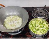 A picture of step 2 of Spiny Gourd Subji.