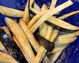 Foto del paso 3 de la receta Palitos de berenjena crujientes. Airfryer
