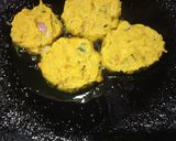 A picture of step 2 of Corn Chana dalTikki.
