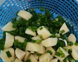 स्प्रिंग प्याज़ सब्जी (Spring onion subji recipe in hindi) रेसिपी चरण 1 फोटो