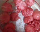 A picture of step 2 of Watermelon Chaat.