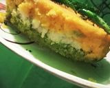 A picture of step 6 of Tricolour trimix dhokla.