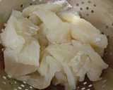 Foto del paso 1 de la receta: Hojaldre de bacalao y gambones