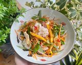 Hình bước làm 5 của món Gỏi gà măng cụt