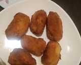 Foto del paso 7 de la receta Croquetas de chorizo y huevos fritos