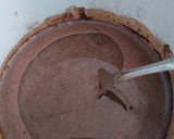 Foto langkah ke 5 dari resep Brownies kukus chocolatos (chocochips+keju) simple & no mixer.