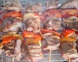 Sis kebab (Aradi rablóhús) recept fázis 4 fotója