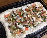 A picture of step 8 of No-knead slow-rise sourdough pizza dough.