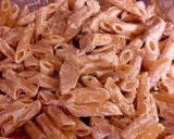 Mexikói csirkés penne bazsalikommal recept fázis 3 fotója