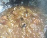 A picture of step 2 of Lau chingri.