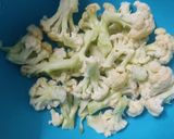 A picture of step 1 of Aloo gobhi.