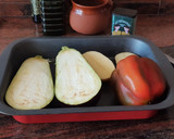 Foto del paso 1 de la receta: Berenjenas, patatas y pimientos al horno