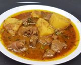 A picture of step 5 of Degi Aloo Gosht.