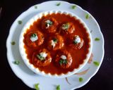 A picture of step 6 of Super tasty lauki veg tikki with tomato onion gravy.