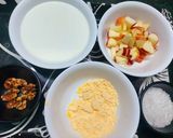 A picture of step 2 of No-Bake Apple Custard Pudding.