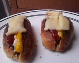 Foto del paso 5 de la receta: Perritos🌭🧀🥓 calientes🌭 con berenjenas🍆!!!