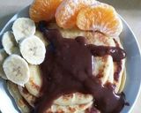 Foto langkah ke 5 dari resep Pancake saus cokelat.