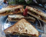 পিজ্জা স্যান্ডউইচ (pizza sandwich recipe in Bengali) রেসিপির ধাপ 3 ছবি