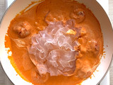 Shrimp rose glass noodles
