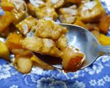Foto del paso 6 de la receta: Frutas tibias con budín