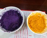 Hình bước làm 3 của món Bánh trung thu khoai lang tím (nhân khoai lang vàng)