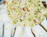 Foto del passaggio 3 della ricetta Torta salata con porro e prosciutto cotto