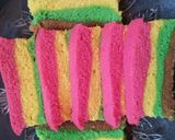Foto langkah ke 8 dari resep Bolu lapis kukus rainbow.